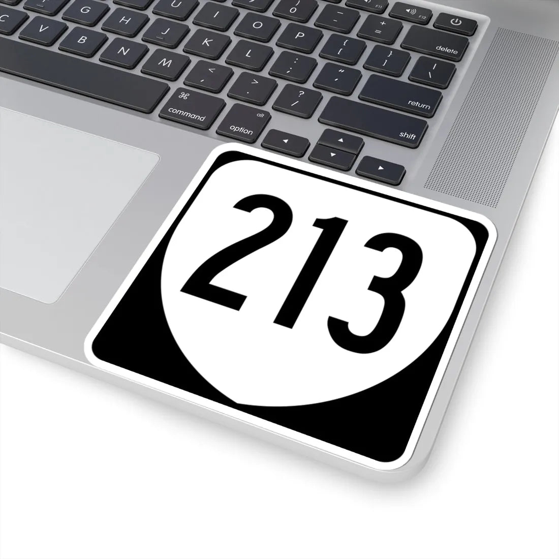 Virginia 213 1980 (Virginia) (Road Sign) STICKER Vinyl Kiss-Cut Decal - The Sticker Space