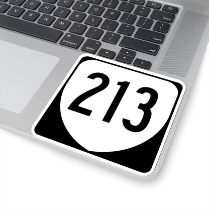 Virginia 213 1980 (Virginia) (Road Sign) STICKER Vinyl Kiss-Cut Decal - The Sticker Space