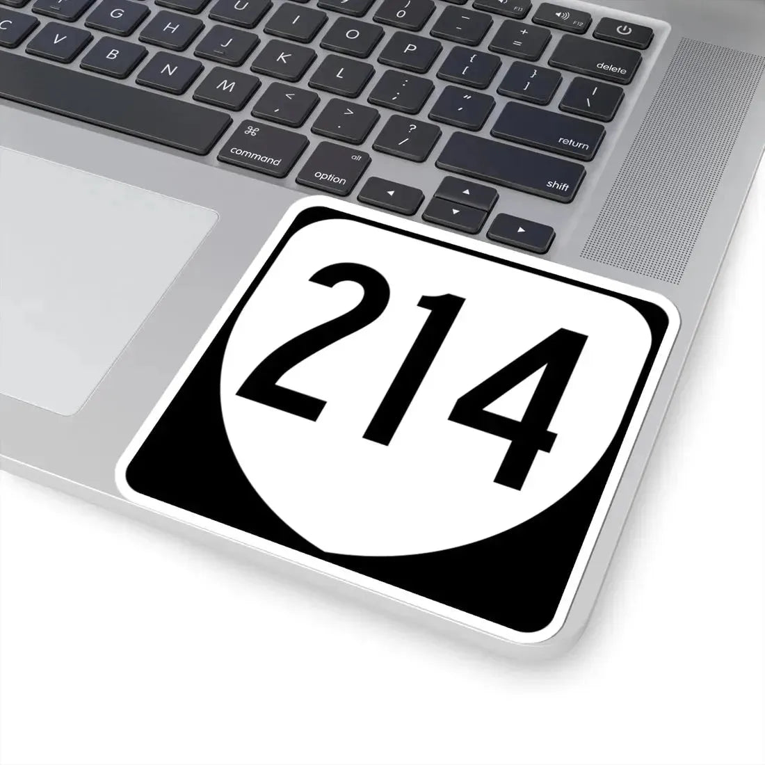 Virginia 214 1980 (Virginia) (Road Sign) STICKER Vinyl Kiss-Cut Decal - The Sticker Space