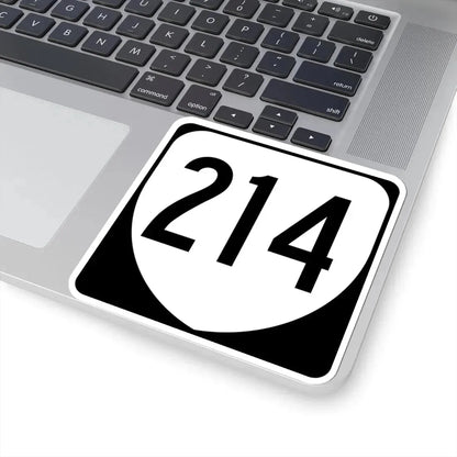 Virginia 214 1980 (Virginia) (Road Sign) STICKER Vinyl Kiss-Cut Decal - The Sticker Space