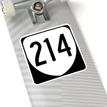 Virginia 214 1980 (Virginia) (Road Sign) STICKER Vinyl Kiss-Cut Decal - The Sticker Space