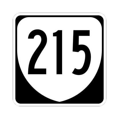 Virginia 215 1980 (Virginia) (Road Sign) STICKER Vinyl Kiss-Cut Decal 4 Inch White - The Sticker Space