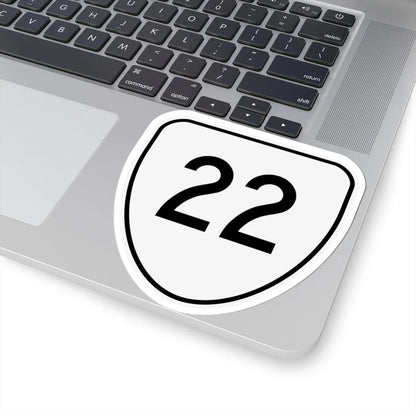 Virginia 22 1956 (Virginia) (Road Sign) STICKER Vinyl Kiss-Cut Decal - The Sticker Space