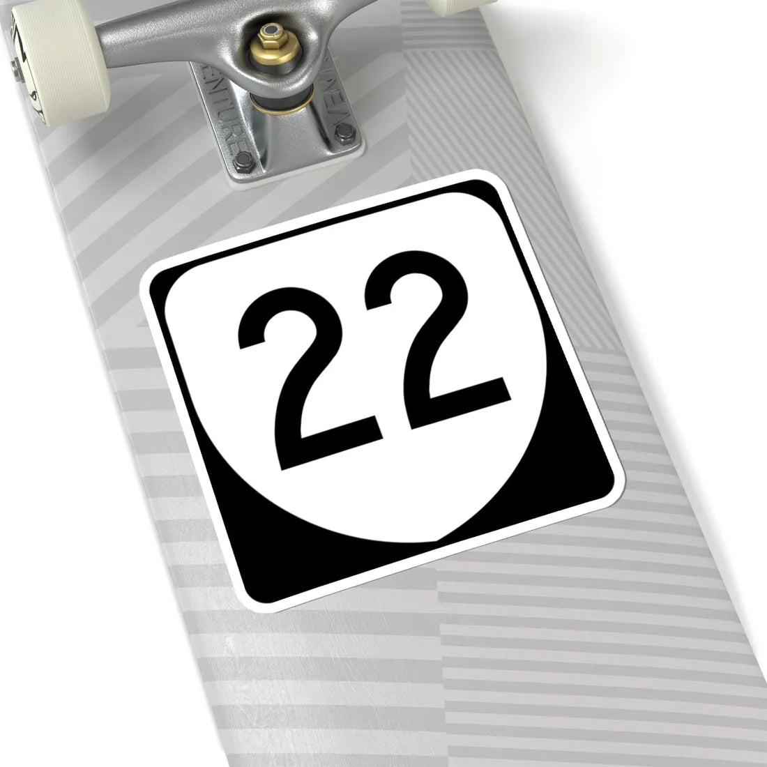 Virginia 22 (Virginia) (Road Sign) STICKER Vinyl Kiss-Cut Decal - The Sticker Space