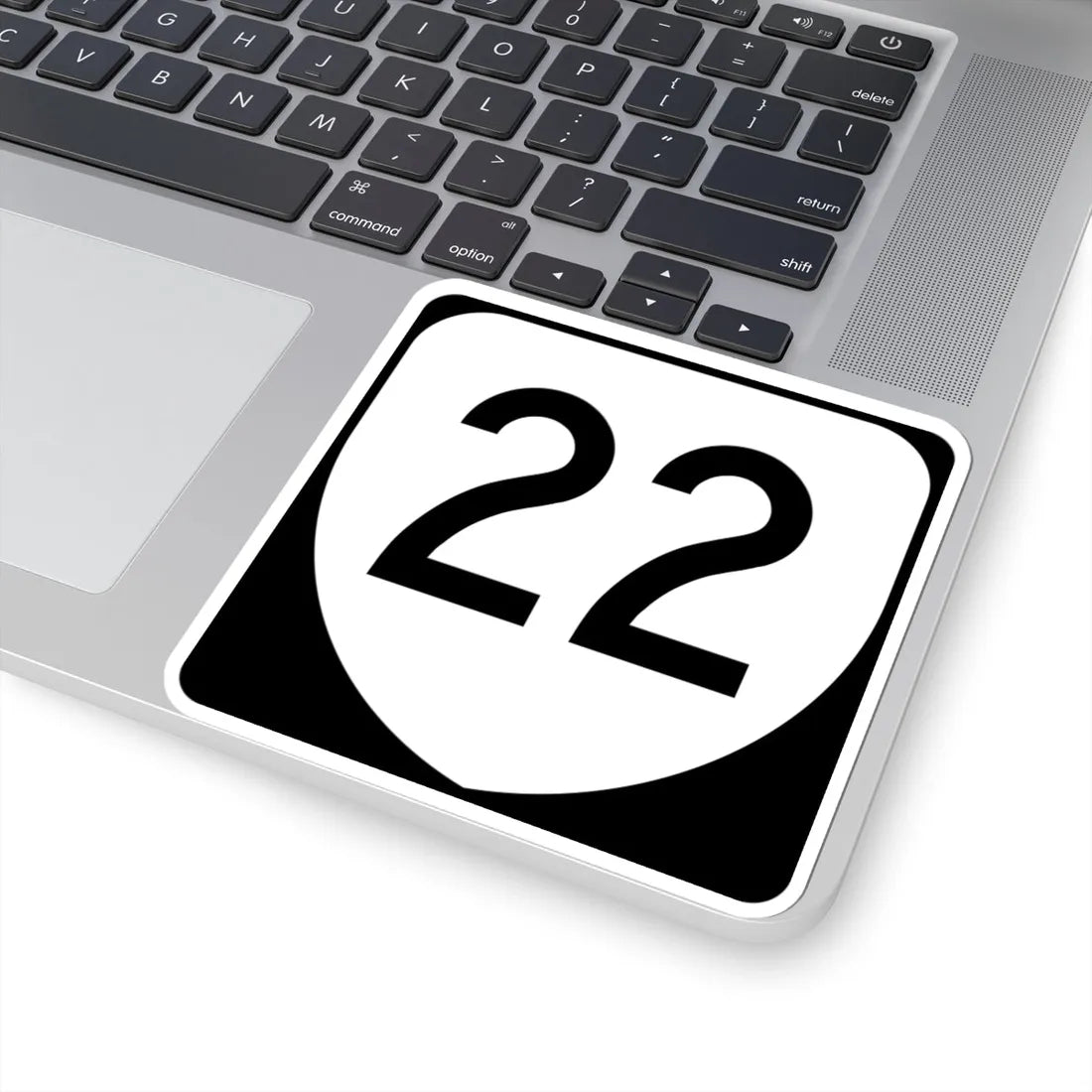 Virginia 22 (Virginia) (Road Sign) STICKER Vinyl Kiss-Cut Decal - The Sticker Space