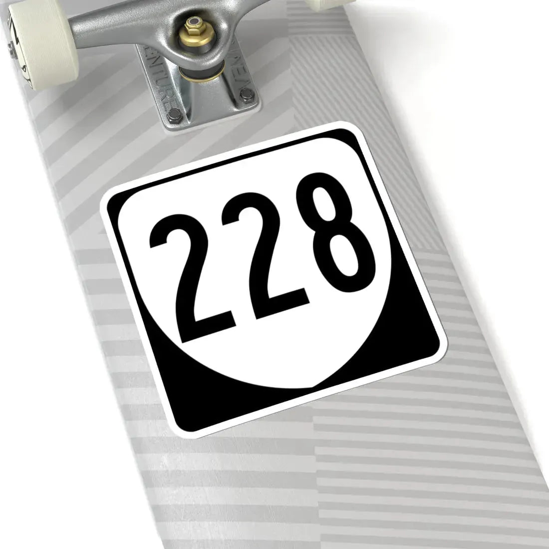 Virginia 228 1980 (Virginia) (Road Sign) STICKER Vinyl Kiss-Cut Decal - The Sticker Space