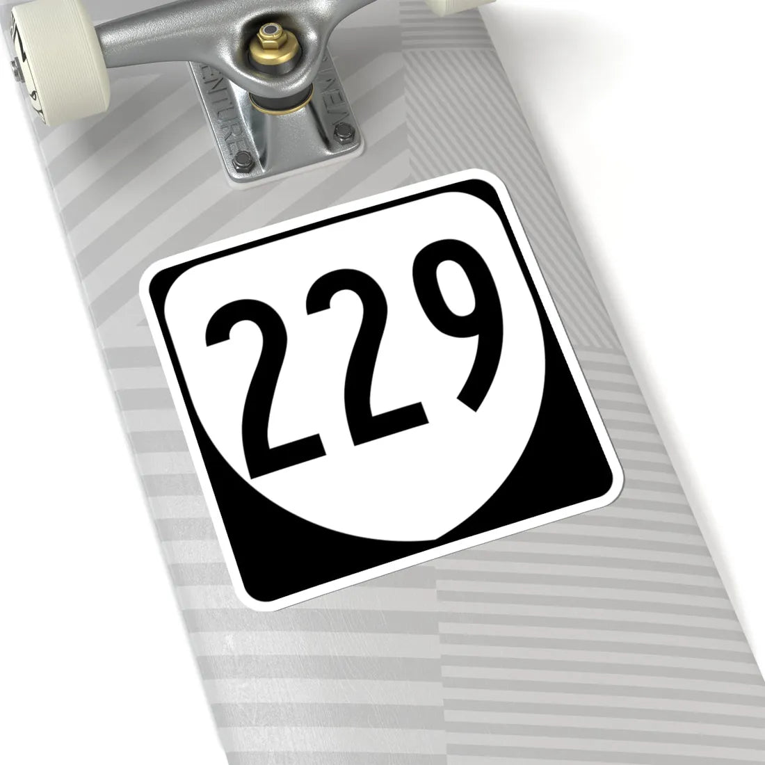 Virginia 229 1980 (Virginia) (Road Sign) STICKER Vinyl Kiss-Cut Decal - The Sticker Space