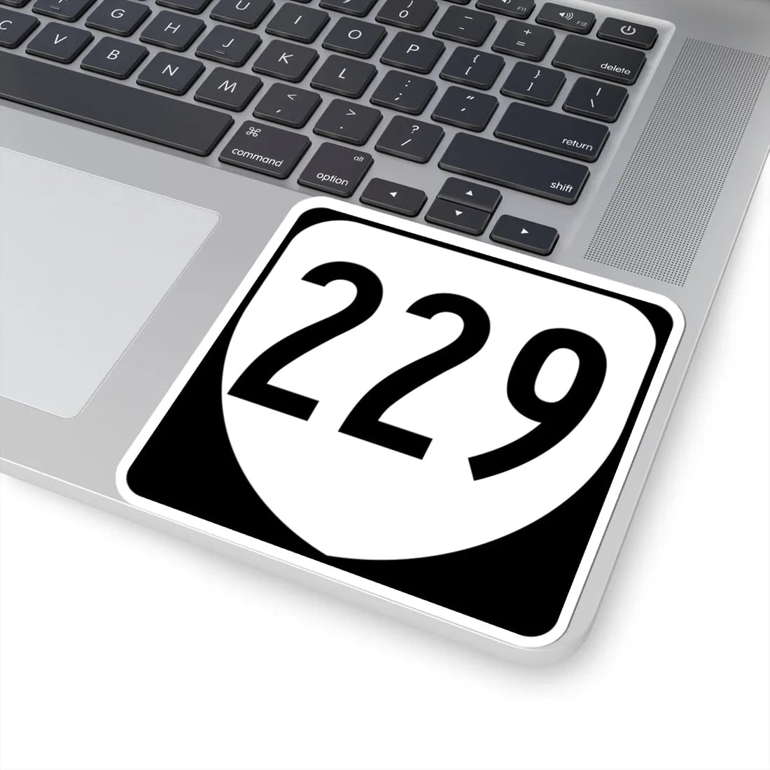 Virginia 229 1980 (Virginia) (Road Sign) STICKER Vinyl Kiss-Cut Decal - The Sticker Space