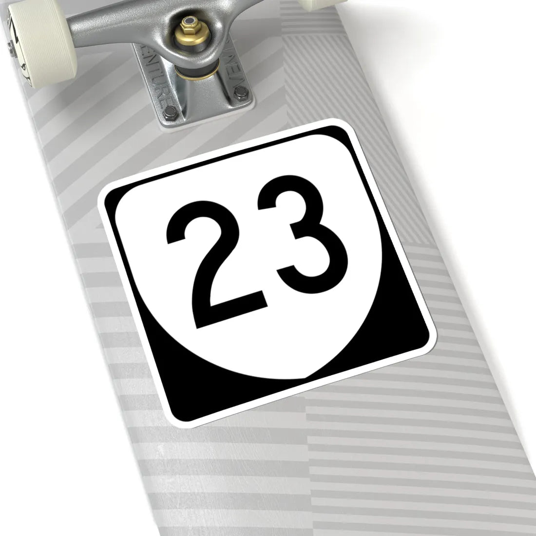 Virginia 23 (Virginia) (Road Sign) STICKER Vinyl Kiss-Cut Decal - The Sticker Space