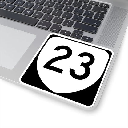 Virginia 23 (Virginia) (Road Sign) STICKER Vinyl Kiss-Cut Decal - The Sticker Space