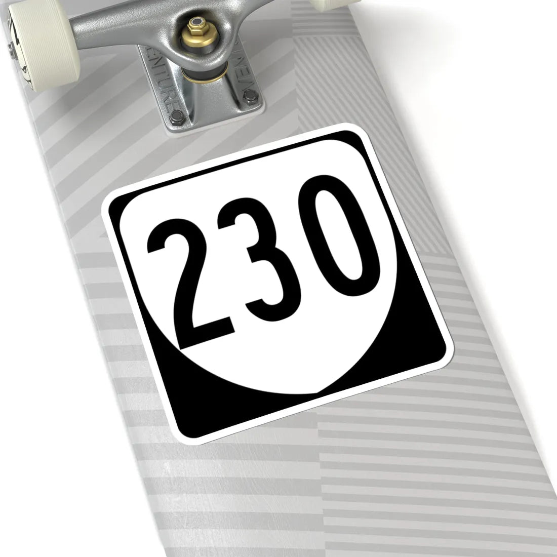 Virginia 230 1980 (Virginia) (Road Sign) STICKER Vinyl Kiss-Cut Decal - The Sticker Space