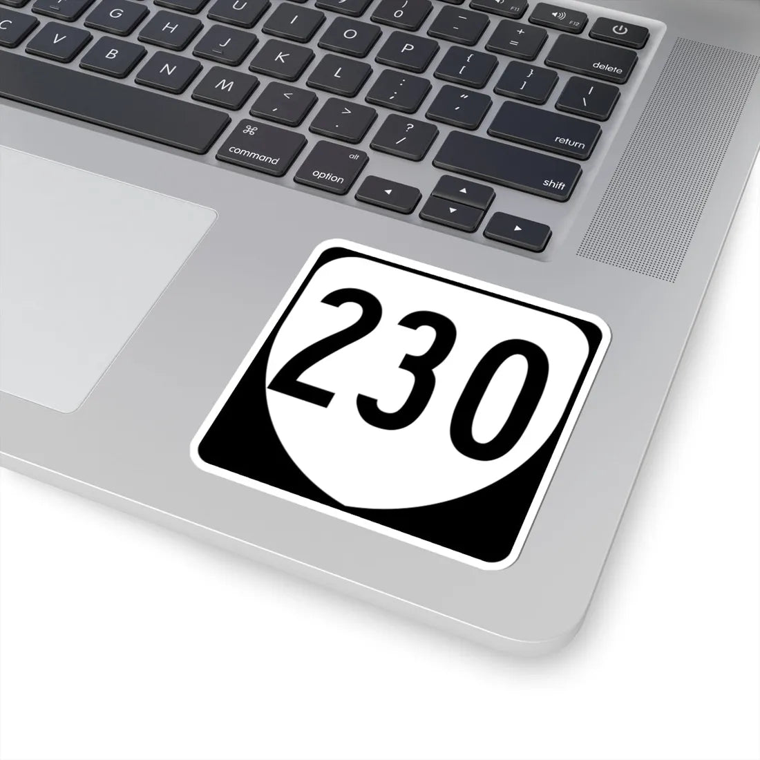 Virginia 230 1980 (Virginia) (Road Sign) STICKER Vinyl Kiss-Cut Decal - The Sticker Space