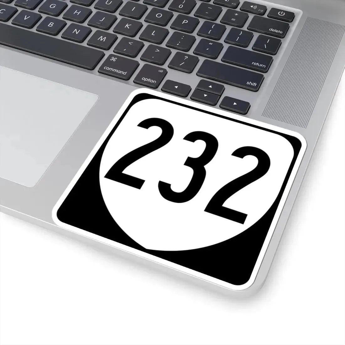 Virginia 232 1980 (Virginia) (Road Sign) STICKER Vinyl Kiss-Cut Decal - The Sticker Space