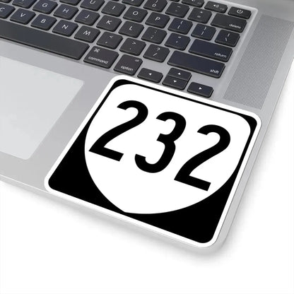 Virginia 232 1980 (Virginia) (Road Sign) STICKER Vinyl Kiss-Cut Decal - The Sticker Space