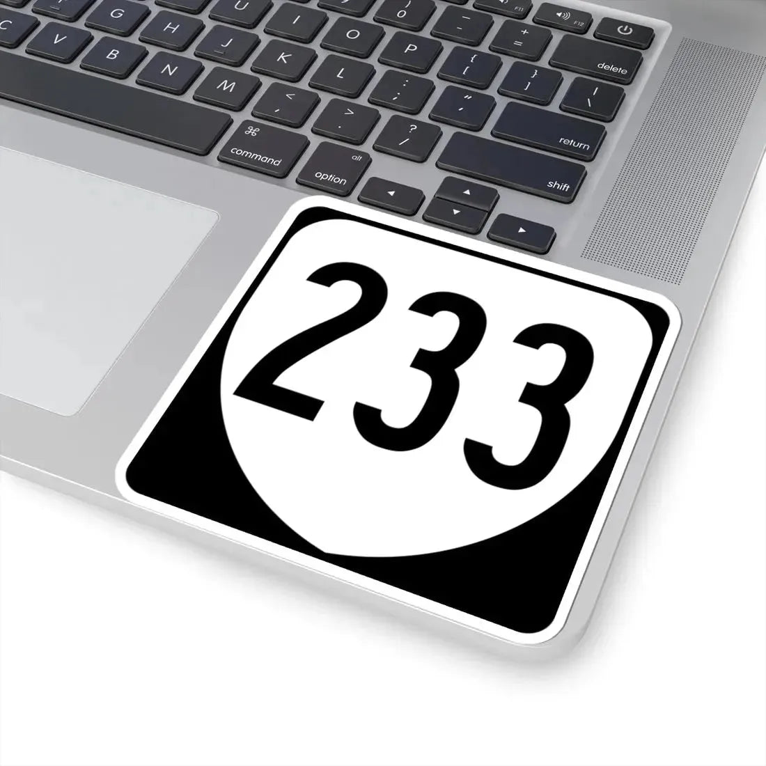 Virginia 233 1980 (Virginia) (Road Sign) STICKER Vinyl Kiss-Cut Decal - The Sticker Space