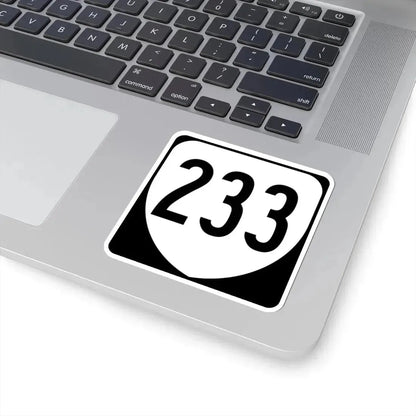 Virginia 233 1980 (Virginia) (Road Sign) STICKER Vinyl Kiss-Cut Decal - The Sticker Space