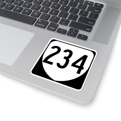 Virginia 234 1980 (Virginia) (Road Sign) STICKER Vinyl Kiss-Cut Decal - The Sticker Space