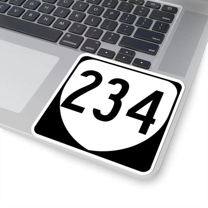 Virginia 234 1980 (Virginia) (Road Sign) STICKER Vinyl Kiss-Cut Decal - The Sticker Space