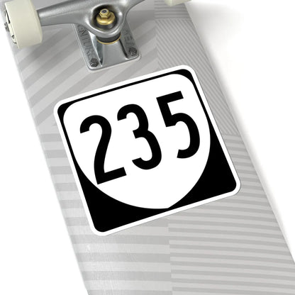 Virginia 235 1980 (Virginia) (Road Sign) STICKER Vinyl Kiss-Cut Decal - The Sticker Space