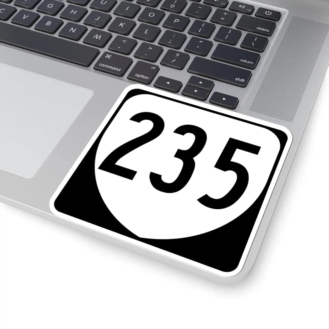 Virginia 235 1980 (Virginia) (Road Sign) STICKER Vinyl Kiss-Cut Decal - The Sticker Space