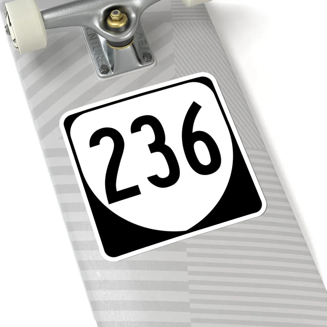 Virginia 236 1980 (Virginia) (Road Sign) STICKER Vinyl Kiss-Cut Decal - The Sticker Space