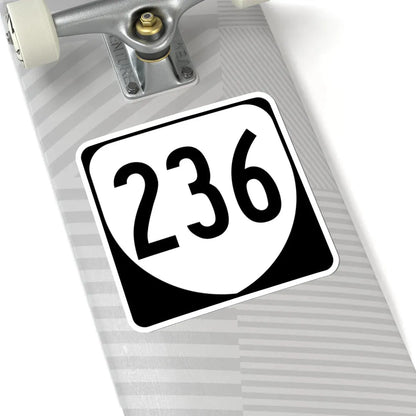 Virginia 236 1980 (Virginia) (Road Sign) STICKER Vinyl Kiss-Cut Decal - The Sticker Space