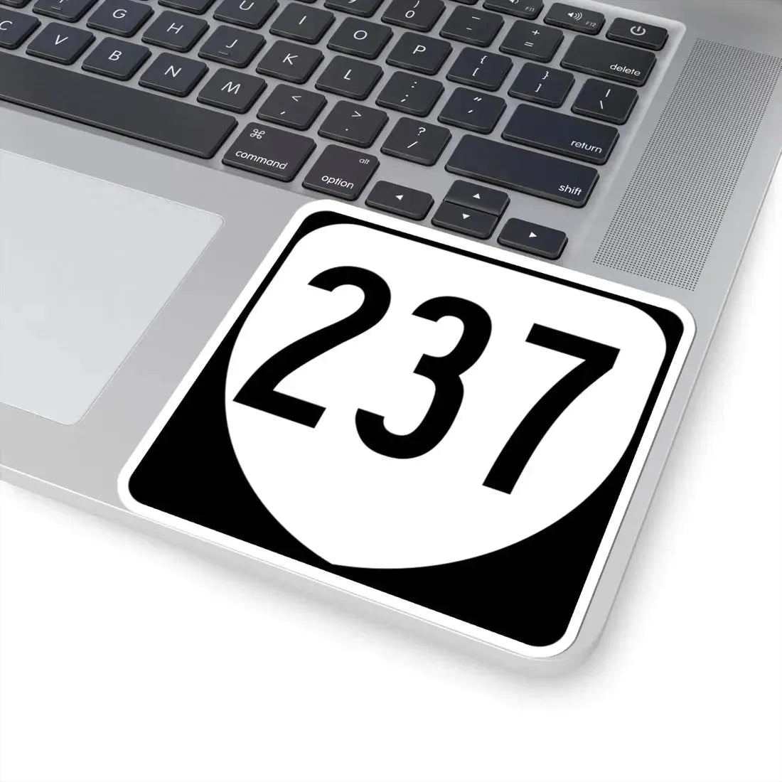 Virginia 237 1980 (Virginia) (Road Sign) STICKER Vinyl Kiss-Cut Decal - The Sticker Space