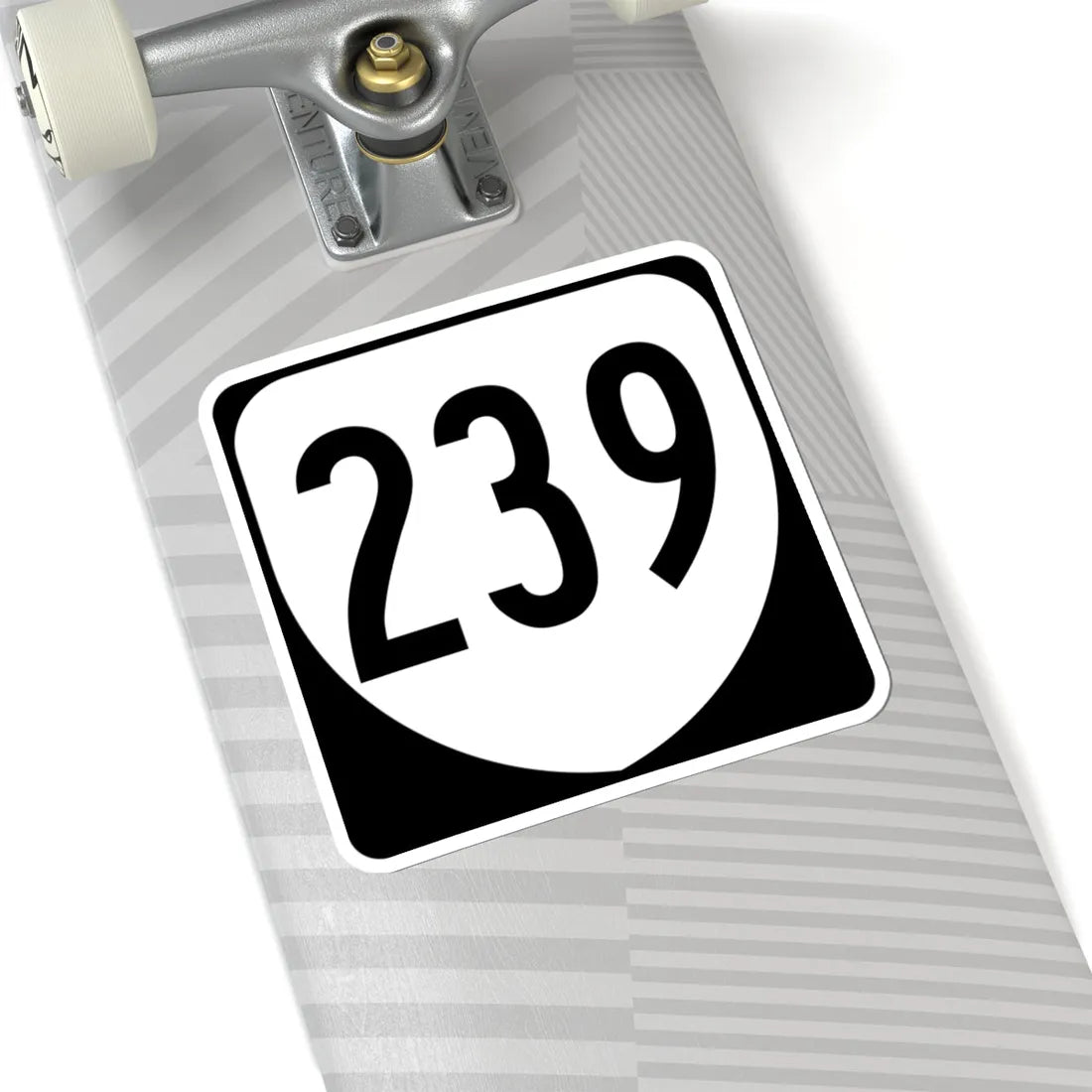 Virginia 239 1980 (Virginia) (Road Sign) STICKER Vinyl Kiss-Cut Decal - The Sticker Space