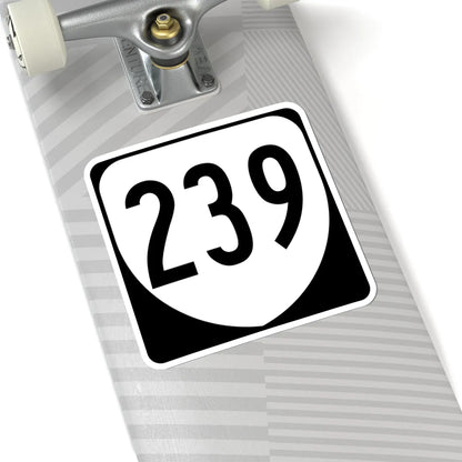 Virginia 239 1980 (Virginia) (Road Sign) STICKER Vinyl Kiss-Cut Decal - The Sticker Space