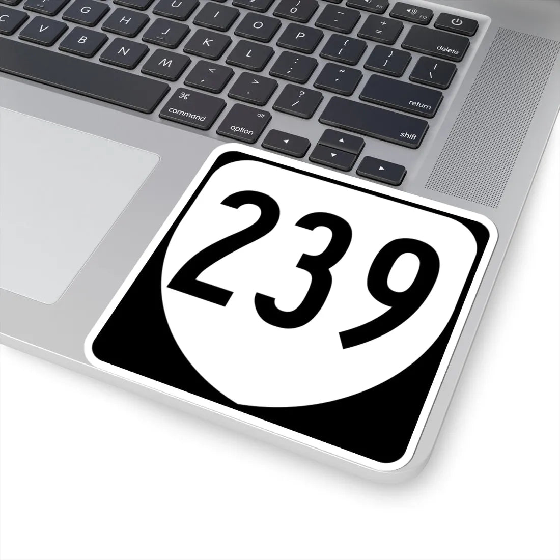 Virginia 239 1980 (Virginia) (Road Sign) STICKER Vinyl Kiss-Cut Decal - The Sticker Space