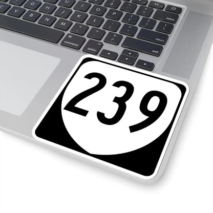 Virginia 239 1980 (Virginia) (Road Sign) STICKER Vinyl Kiss-Cut Decal - The Sticker Space