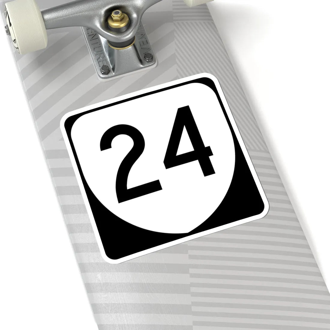 Virginia 24 (Virginia) (Road Sign) STICKER Vinyl Kiss-Cut Decal - The Sticker Space