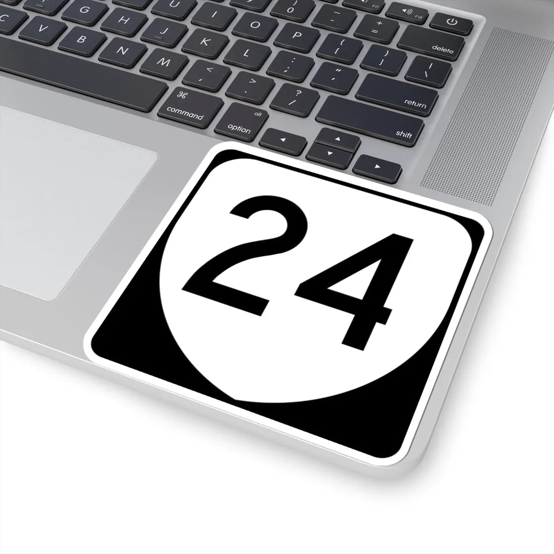 Virginia 24 (Virginia) (Road Sign) STICKER Vinyl Kiss-Cut Decal - The Sticker Space