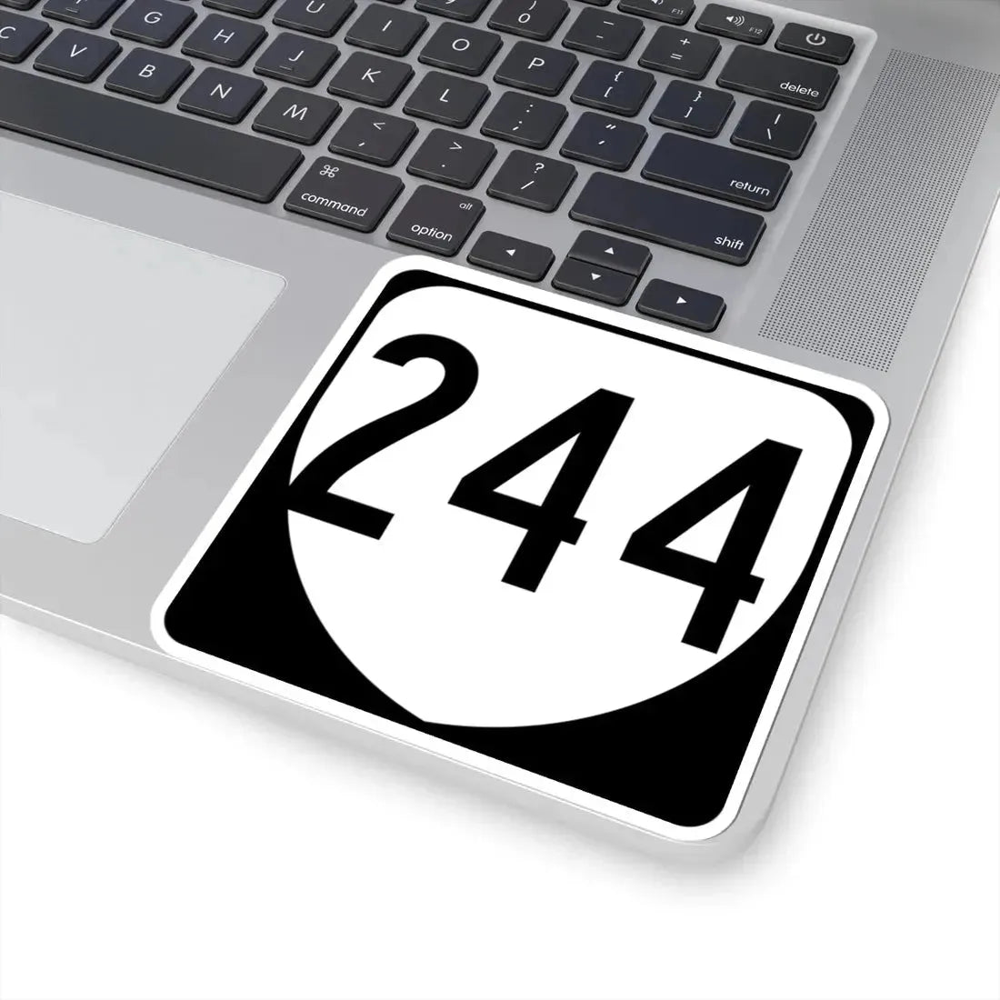 Virginia 244 1980 (Virginia) (Road Sign) STICKER Vinyl Kiss-Cut Decal - The Sticker Space