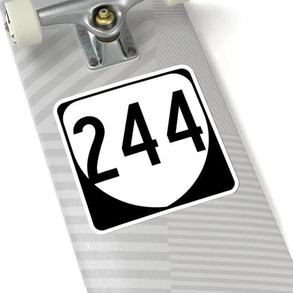 Virginia 244 1980 (Virginia) (Road Sign) STICKER Vinyl Kiss-Cut Decal - The Sticker Space