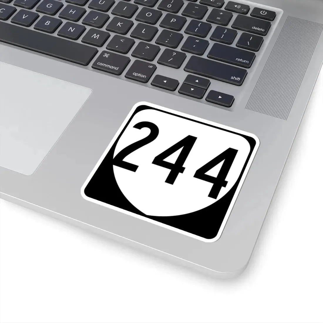 Virginia 244 1980 (Virginia) (Road Sign) STICKER Vinyl Kiss-Cut Decal - The Sticker Space