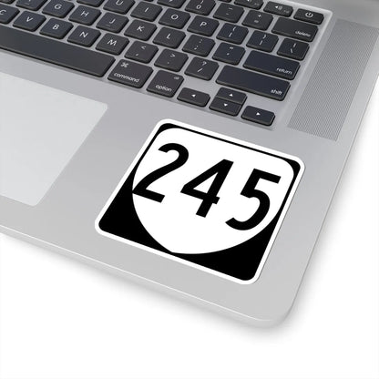 Virginia 245 1980 (Virginia) (Road Sign) STICKER Vinyl Kiss-Cut Decal - The Sticker Space