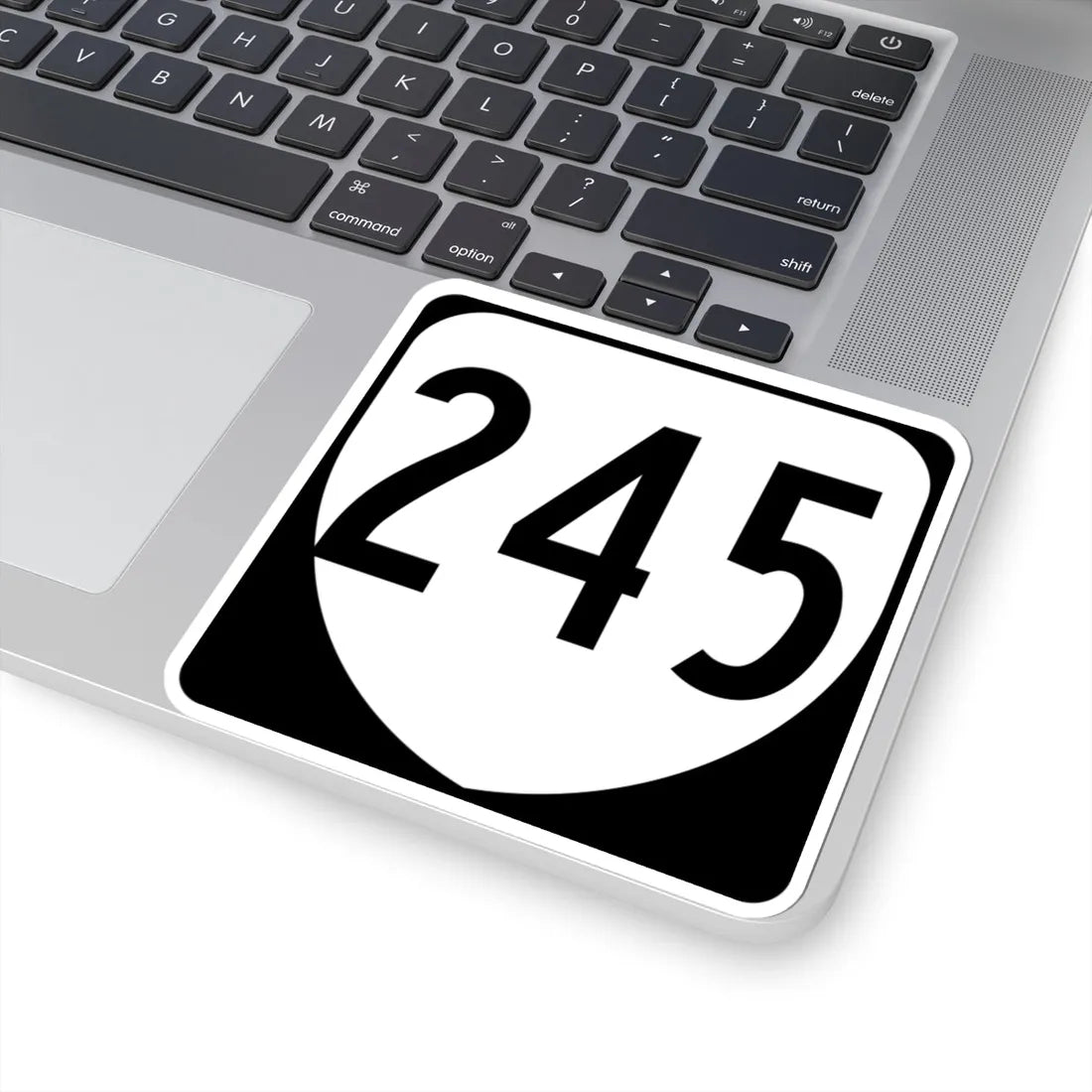 Virginia 245 1980 (Virginia) (Road Sign) STICKER Vinyl Kiss-Cut Decal - The Sticker Space