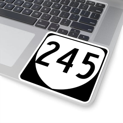 Virginia 245 1980 (Virginia) (Road Sign) STICKER Vinyl Kiss-Cut Decal - The Sticker Space