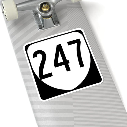 Virginia 247 1980 (Virginia) (Road Sign) STICKER Vinyl Kiss-Cut Decal - The Sticker Space