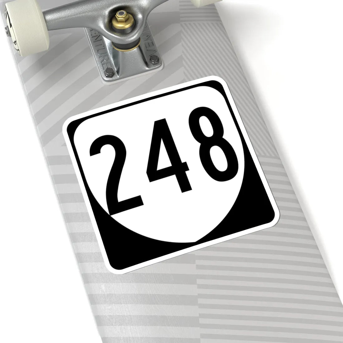 Virginia 248 1980 (Virginia) (Road Sign) STICKER Vinyl Kiss-Cut Decal - The Sticker Space