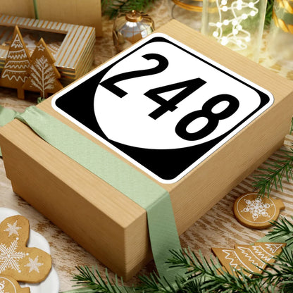 Virginia 248 1980 (Virginia) (Road Sign) STICKER Vinyl Kiss-Cut Decal - The Sticker Space