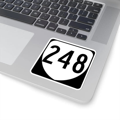 Virginia 248 1980 (Virginia) (Road Sign) STICKER Vinyl Kiss-Cut Decal - The Sticker Space