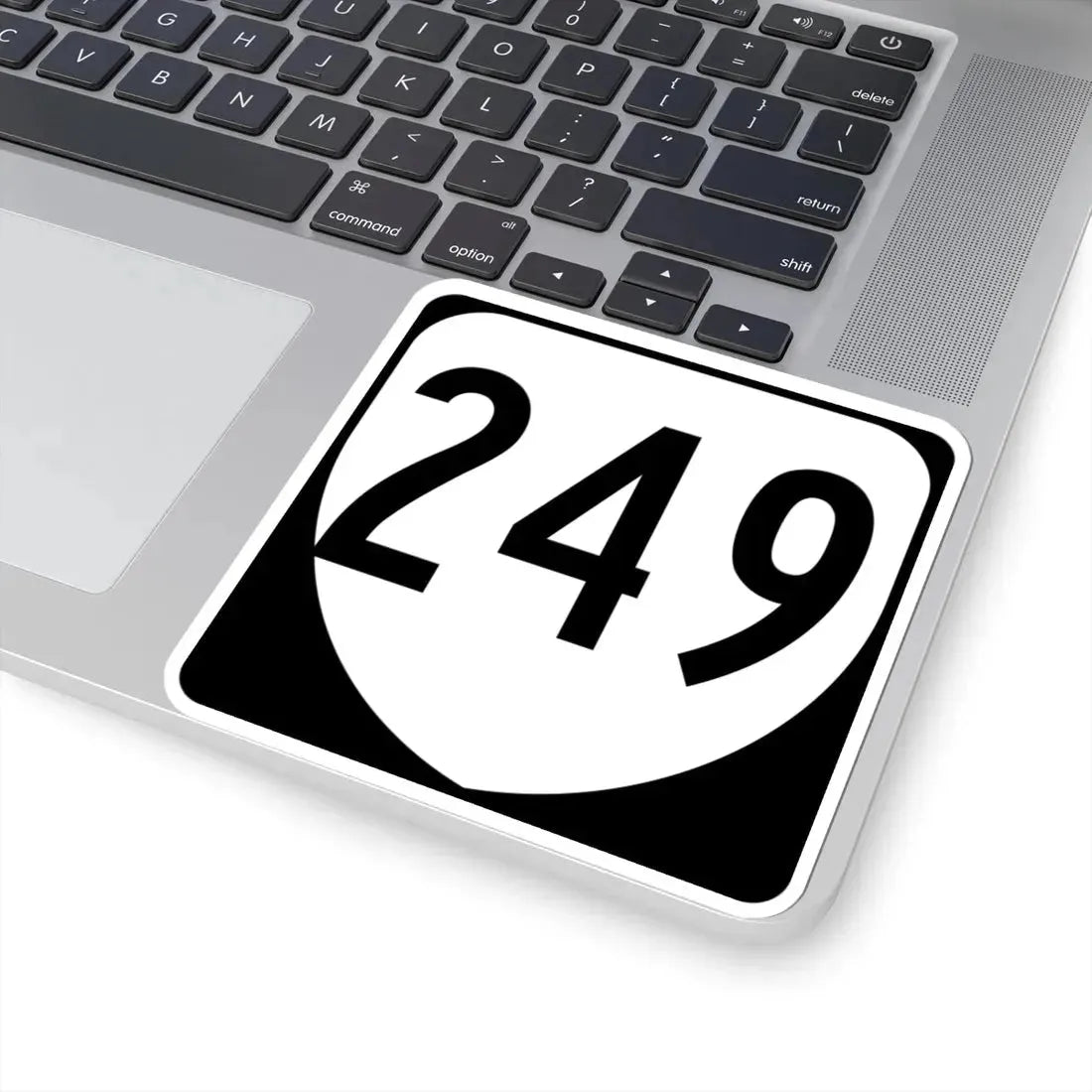 Virginia 249 1980 (Virginia) (Road Sign) STICKER Vinyl Kiss-Cut Decal - The Sticker Space