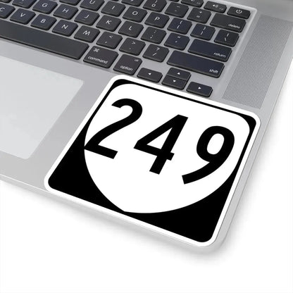 Virginia 249 1980 (Virginia) (Road Sign) STICKER Vinyl Kiss-Cut Decal - The Sticker Space