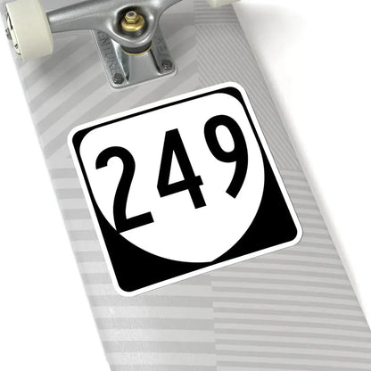 Virginia 249 1980 (Virginia) (Road Sign) STICKER Vinyl Kiss-Cut Decal - The Sticker Space