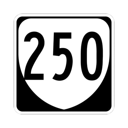 Virginia 250 1980 (Virginia) (Road Sign) STICKER Vinyl Kiss-Cut Decal 4 Inch White - The Sticker Space