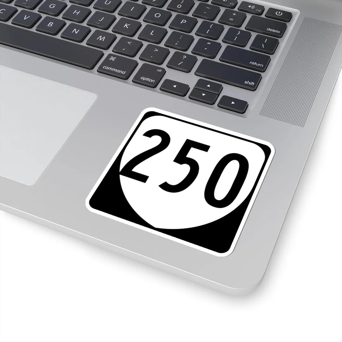 Virginia 250 1980 (Virginia) (Road Sign) STICKER Vinyl Kiss-Cut Decal - The Sticker Space