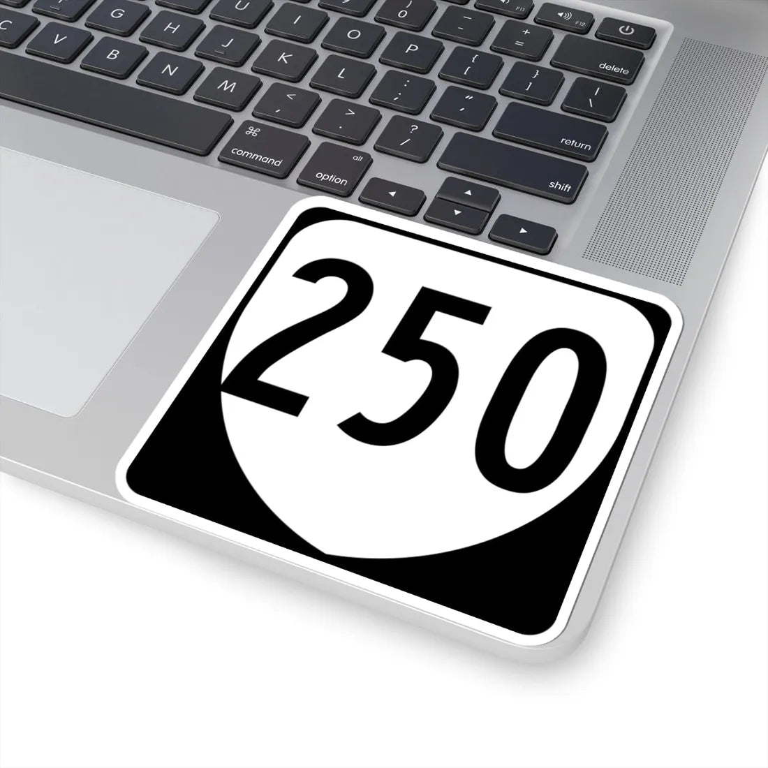 Virginia 250 1980 (Virginia) (Road Sign) STICKER Vinyl Kiss-Cut Decal - The Sticker Space