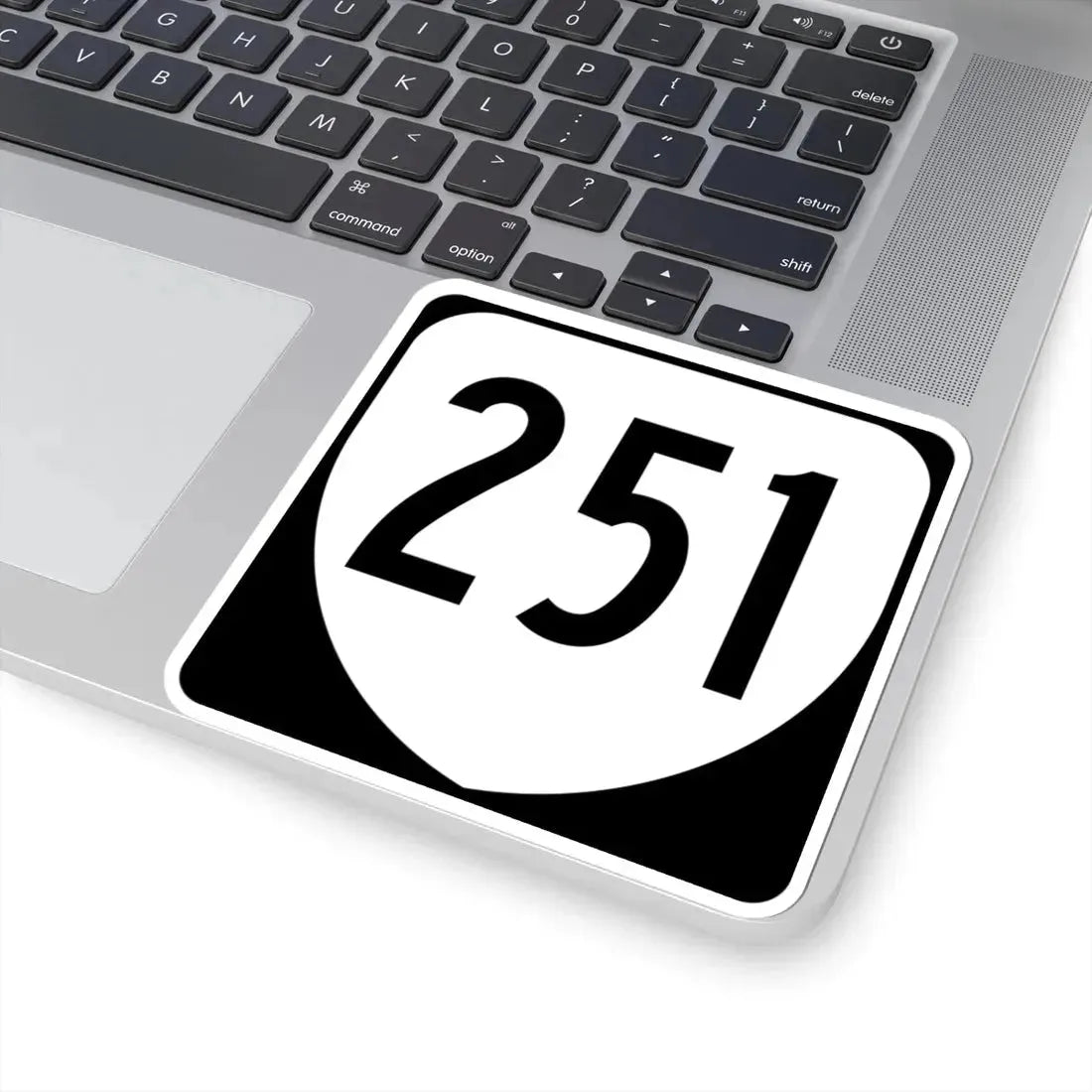 Virginia 251 1980 (Virginia) (Road Sign) STICKER Vinyl Kiss-Cut Decal - The Sticker Space